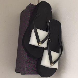 Tory Burch wedge thin flip flop